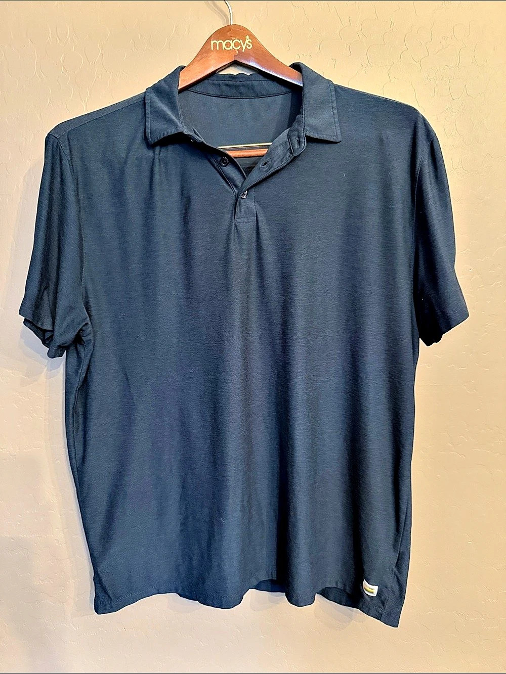Vuori Ponto Performance Polo Men's Blue Polo Size XL